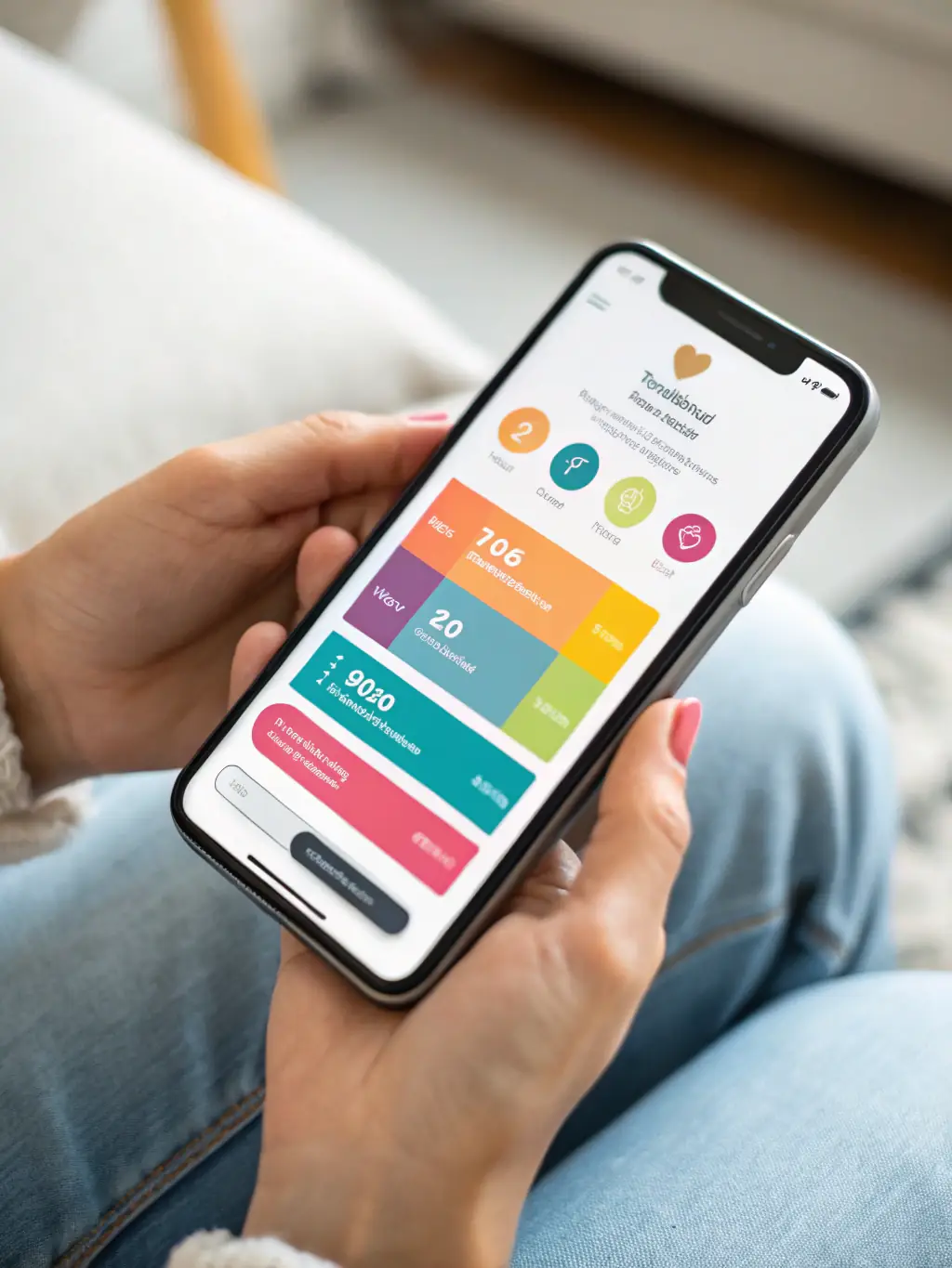 A digital illustration depicting a person using a mobile app to donate HumanityHtY tokens to a local community project, showcasing the ease of direct giving.